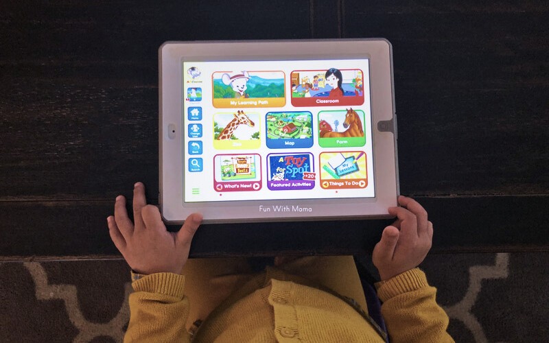 Our son's learning adventure on ABC Mouse