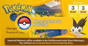Pokemon Go: Charged-Up Research Day